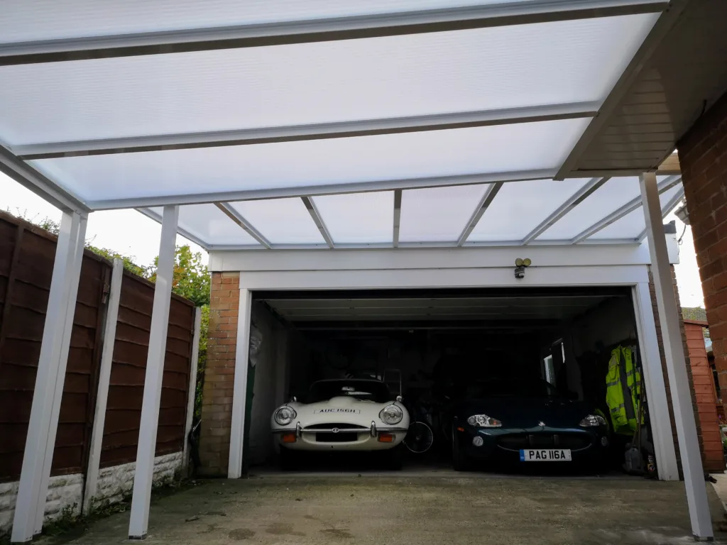 Canopy carport white